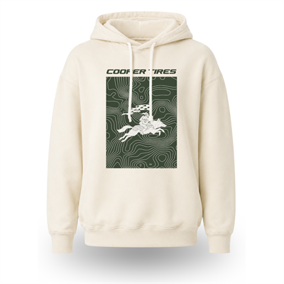 Cooper Tires The Knight on Wolf Hoodie